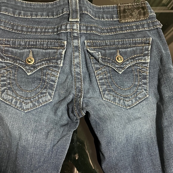 Tue Religion medium wash Swarovski button jeans - Picture 8 of 8